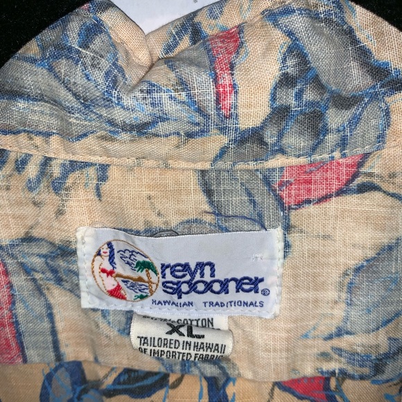 Reyn Spooner Multicolor Floral Reverse Print Mens - Picture 6 of 6